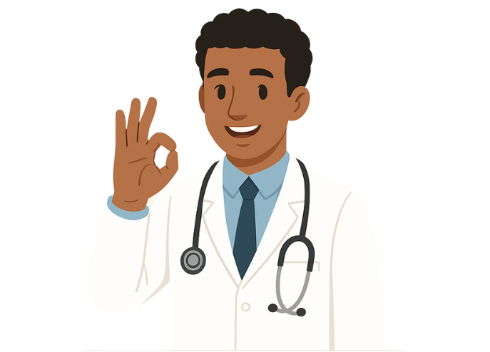 Personal médico atendiendo a pacientes diversos